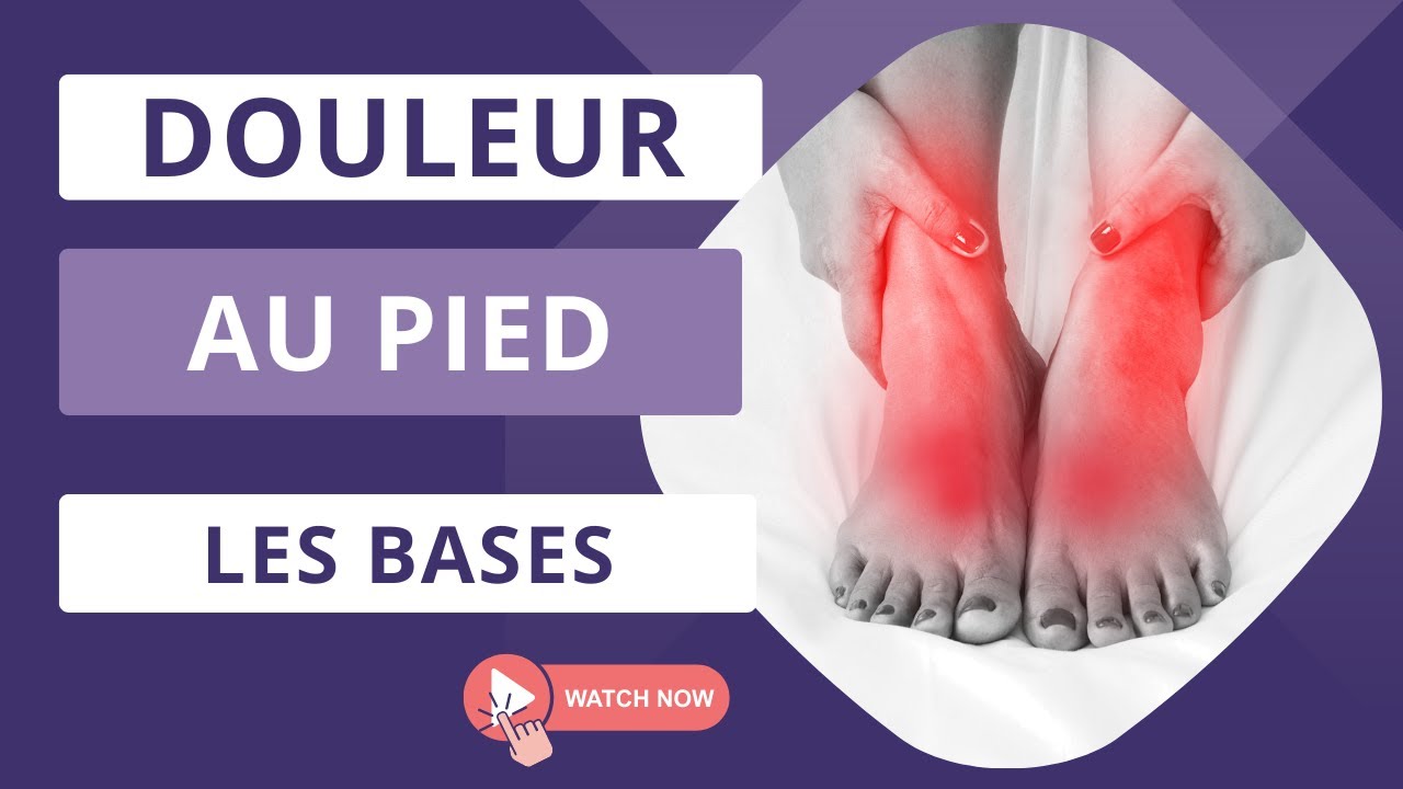 Comment soulager une douleur au PIED
