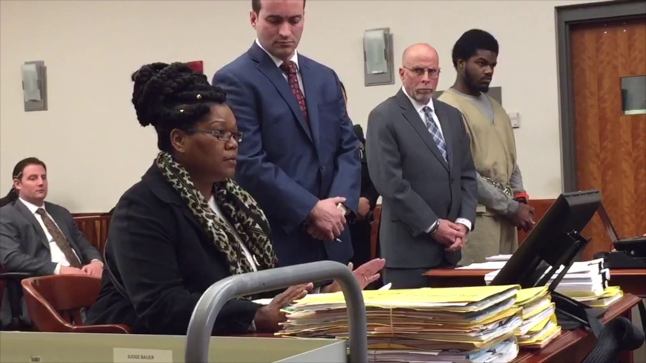 Chauncey Scissum's mom speaks during Naesean Howard's sentencing hearing