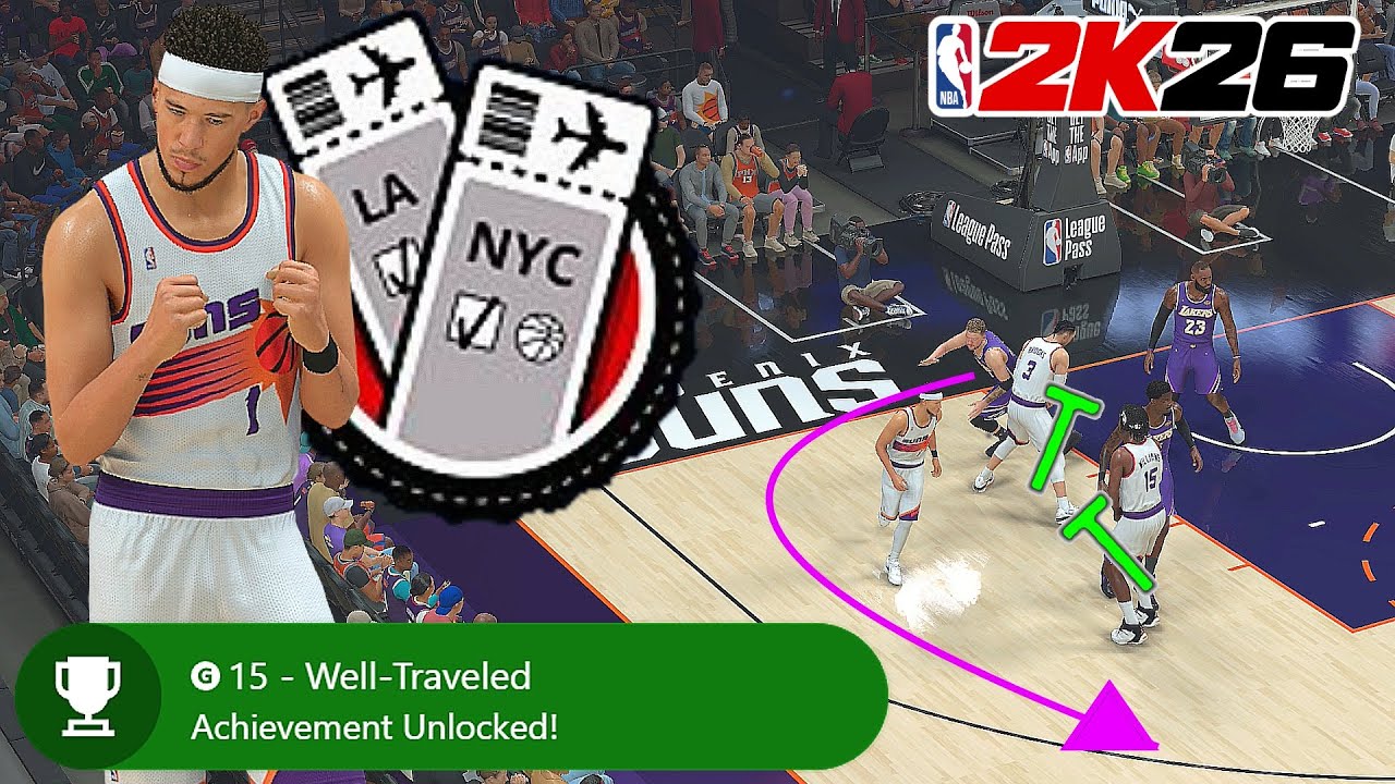 Unlocking "Well-Traveled" Accolade With The Suns ! | NBA 2K26 Play Now Online
