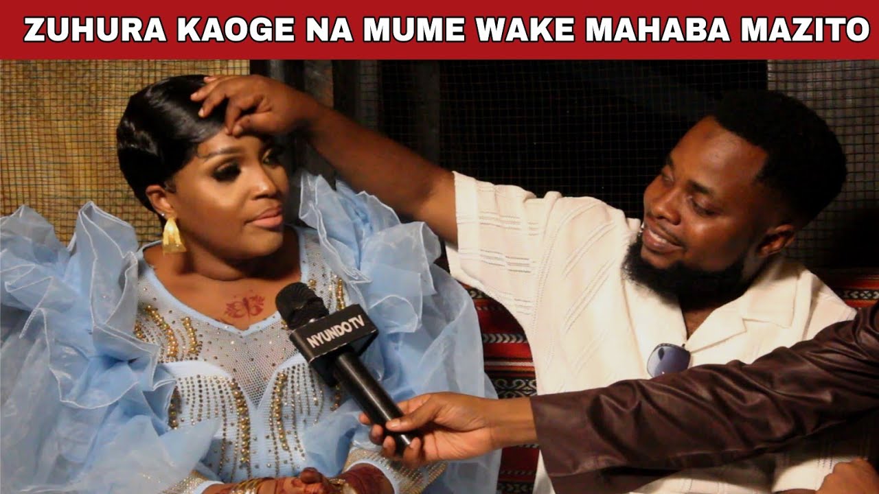 ZUHURA KAOGE na mumewe wote wanafanya kazi kwenye tamthilia ya KOMBOLELA.
