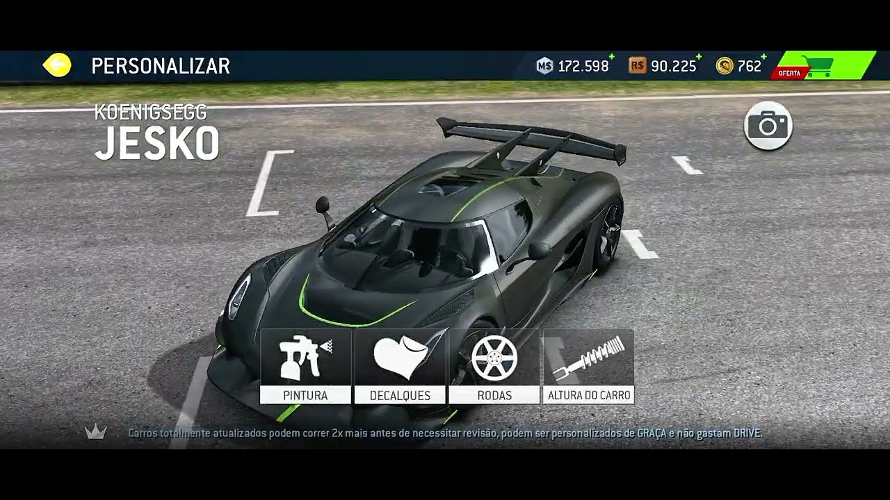 Correndo com o jesko 