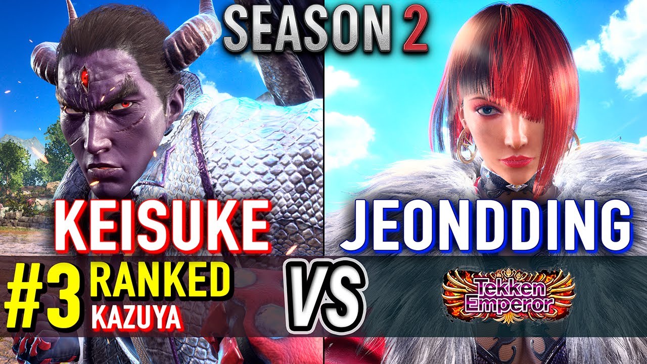 T8 🔥 KEISUKE (#3 Ranked Kazuya) vs JEONDDING (Anna) 🔥 Tekken 8 (SEASON 2) High Level Gameplay