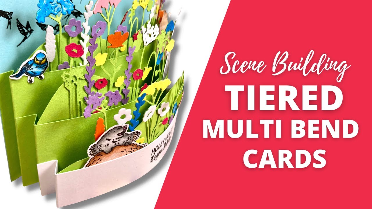 EASY Tiered Multi Bend Card Design | Pop-Up Card Ideas!