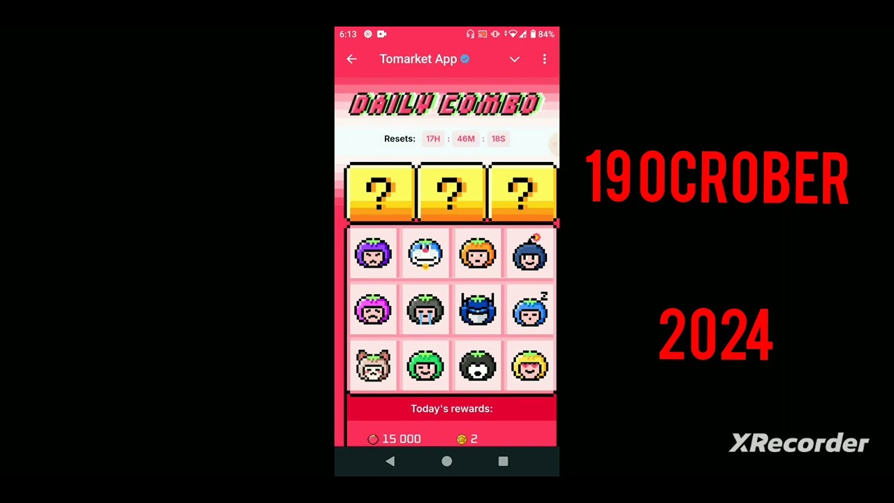 Tomarket app | Tomarket Combo 19 October 2024 (19.10.2024) #airdrop #tomarket