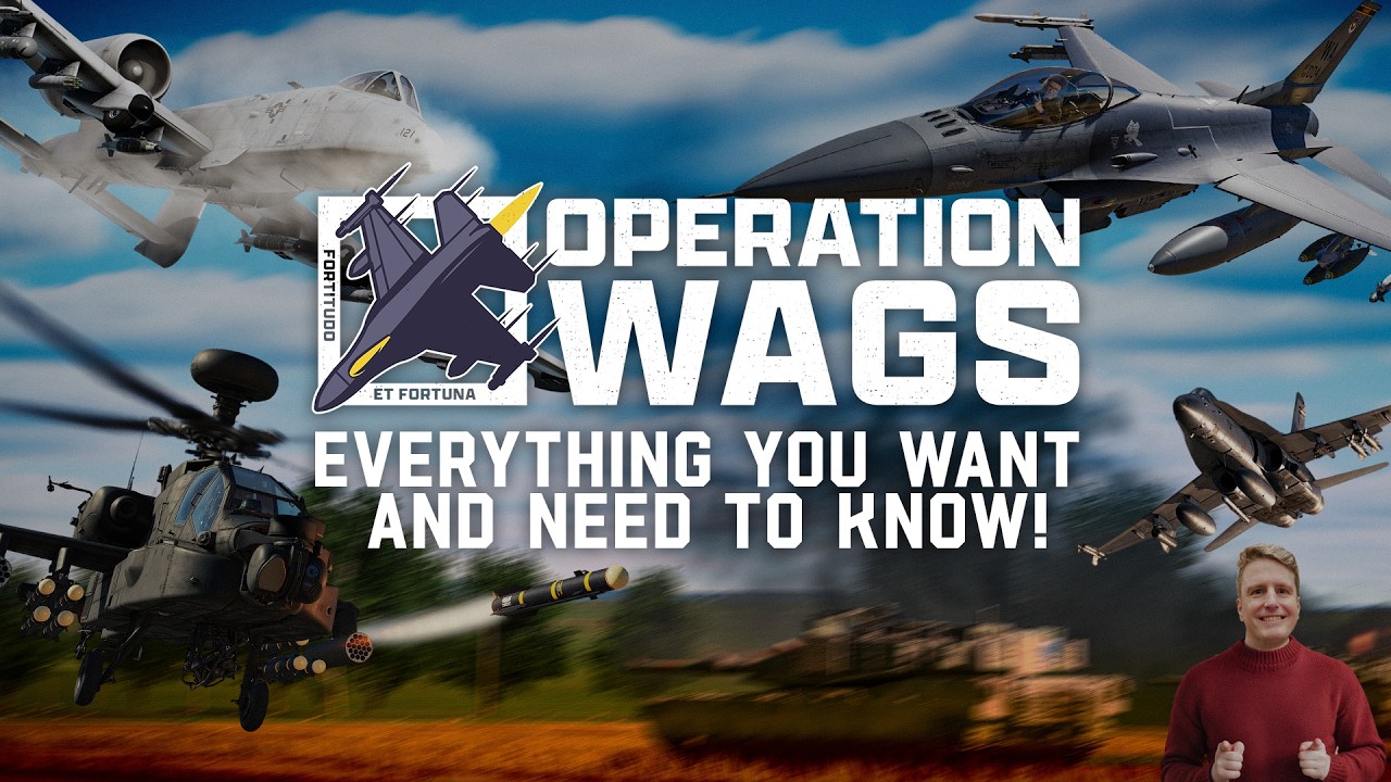 Операция &laquo;Wags&raquo;: всё, что нужно и важно знать! | Предполётная подготовка | Digital Combat Simulator