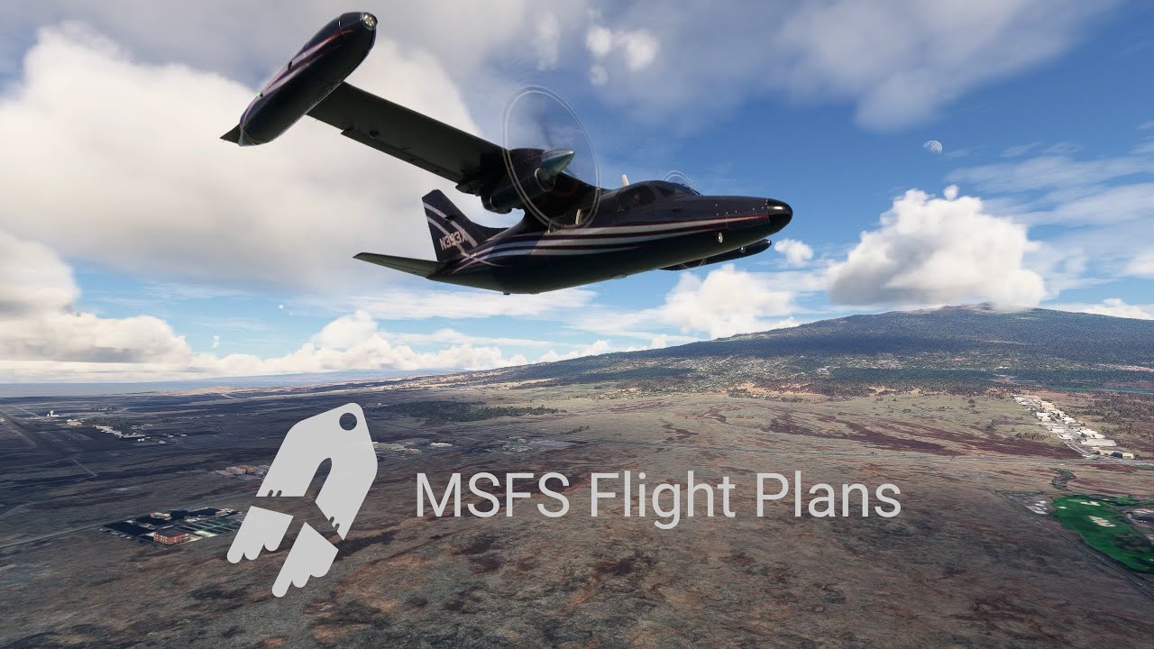 Majestic Maunas:  MSFS Narrated Tour of Hawaiian Volcanoes in the Mitsubishi MU-2