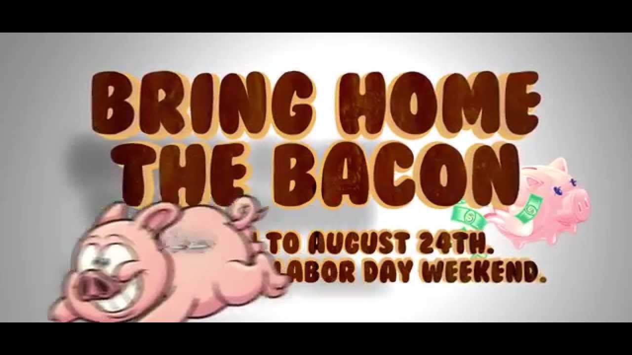 Bring Home the Bacon at The Lodge Casino - Motion Graphics Video for Digital Signage