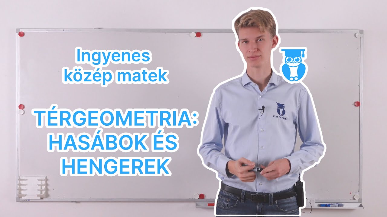 Térgeometria Hasábok és hengerek Középszintű Matek Érettségi