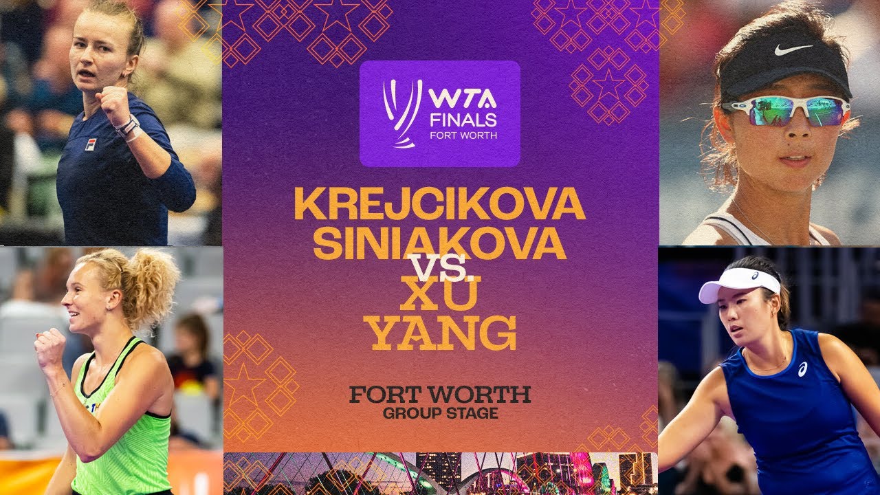 Крейчикова/Синякова против Сюй/Ян | Групповой этап финала WTA 2022 | Обзор матча
