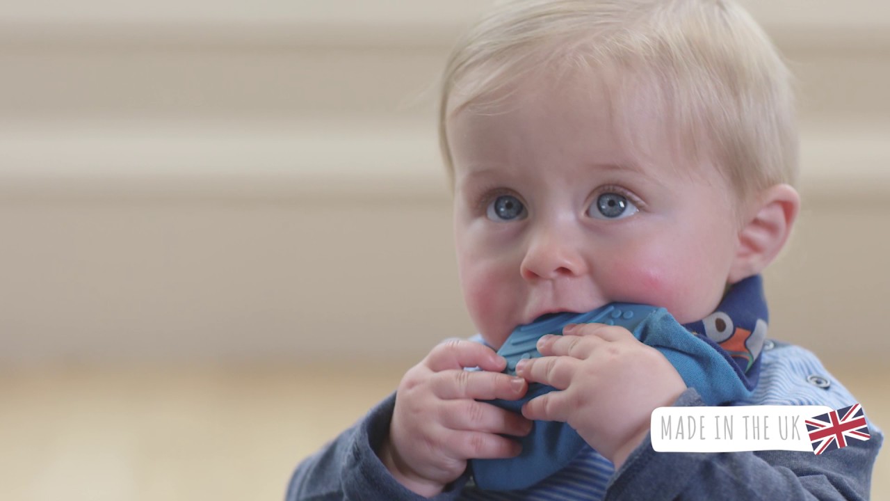 NECKERCHEW - Our Original Chewy dribble bib for teething tots