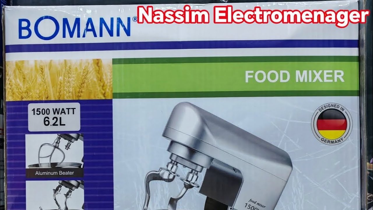 Pétrin Bomann 6.2l 1500watt