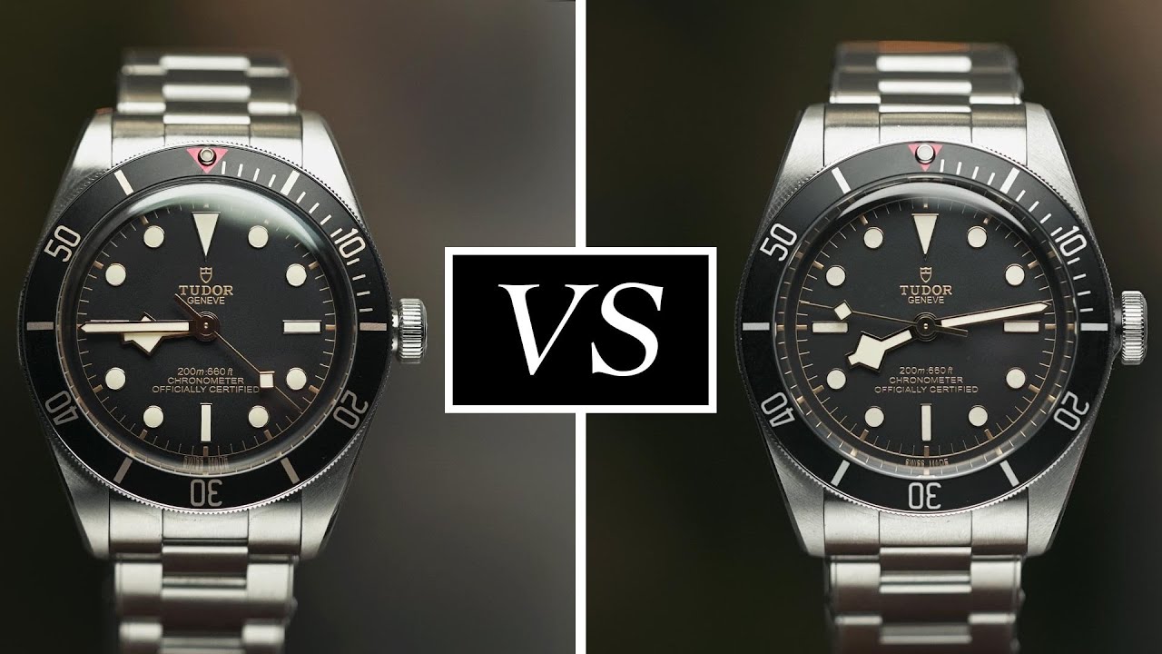 Tudor Black Bay VS Black Bay 58 - Comparison
