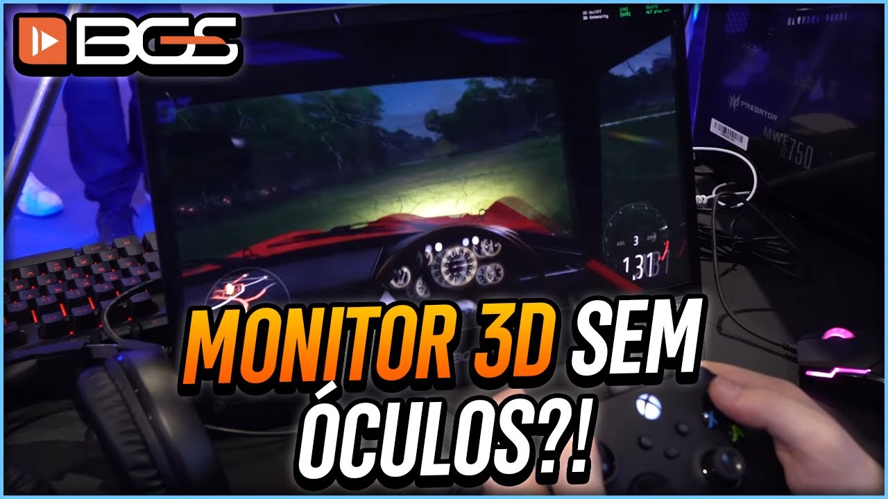 GIRO NA BGS 2022 - MONITOR 3D QUE NÃO PRECISA DE ÓCULOS E MUITO MAIS!