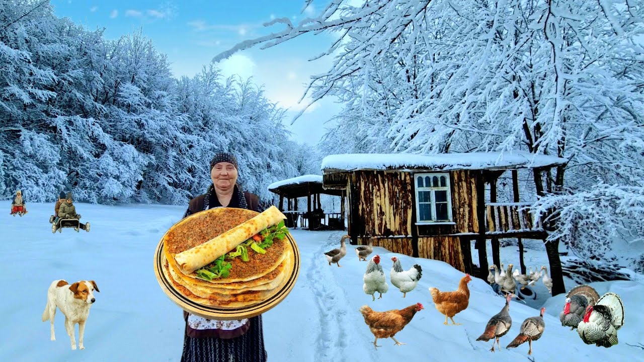 Готовим Турецкий Лахмаджун. @Kənd Dadı