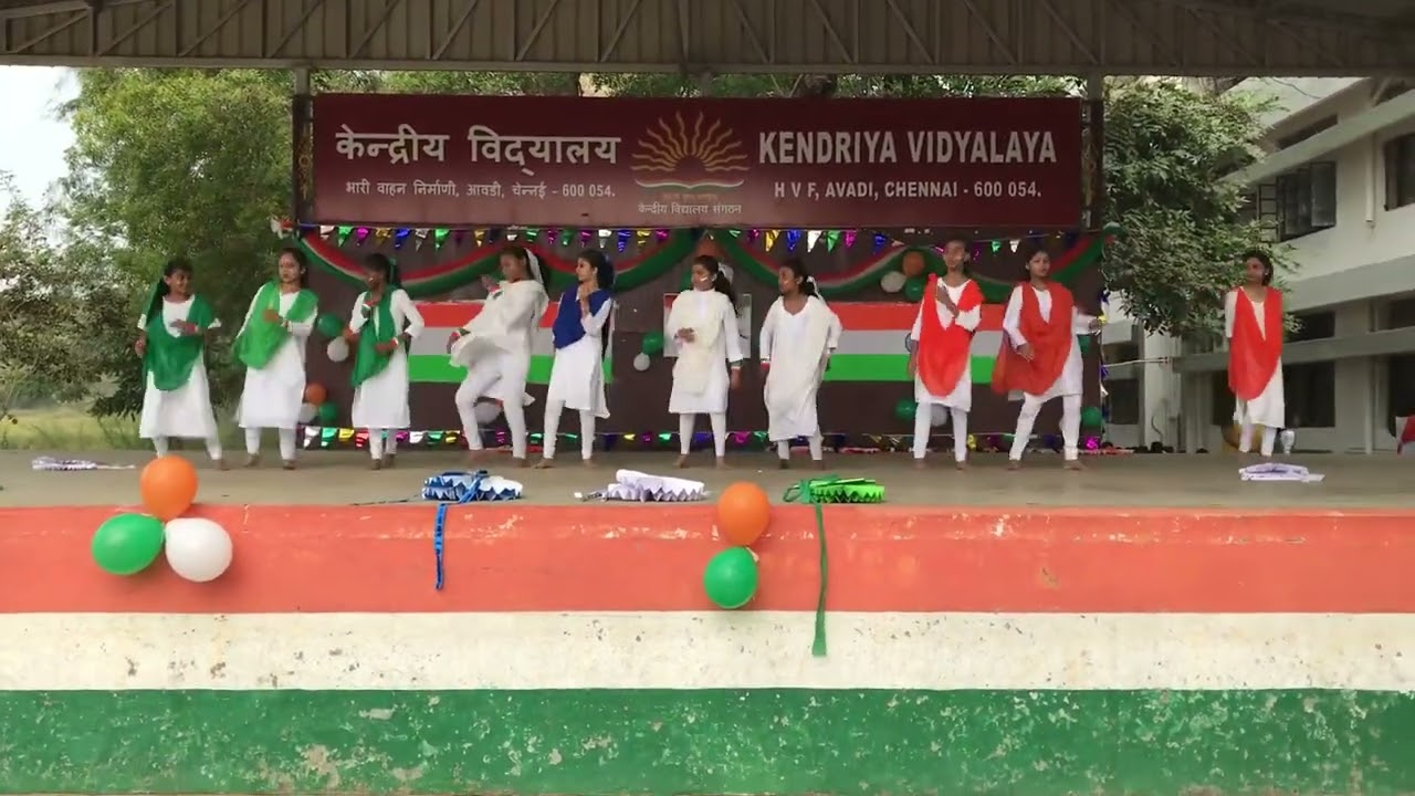 Dance on Patriotic songs #KV HVF Avadi#chennai#Akira and Friends# Republic Day#celebration