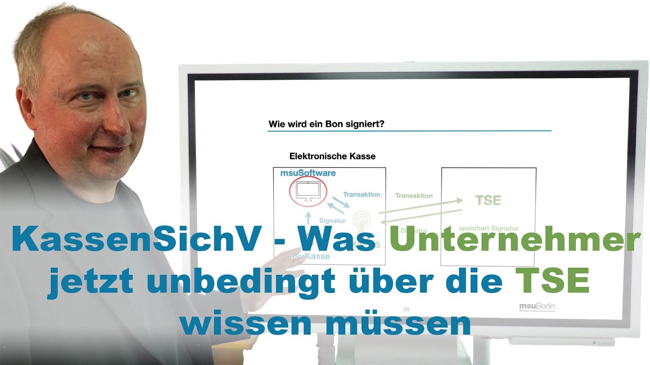 KassenSichV - Was Unternehmer jetzt unbedingt über die TSE wissen müssen