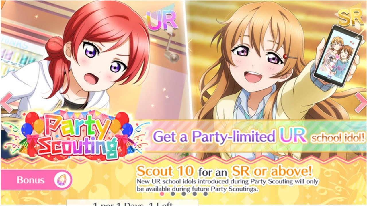 [LLSIFAS] SIFAS Party Gacha scouting! Rival Encounter Maki