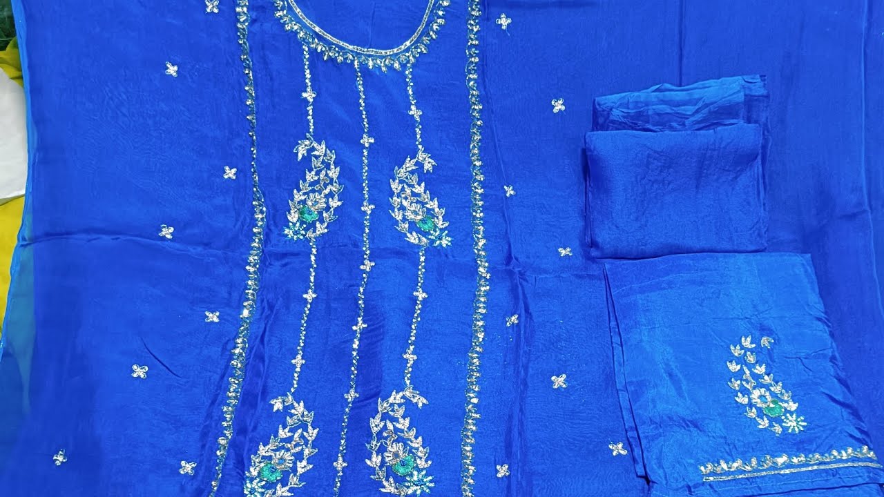 🕉️🙏 एकदम नया डिज़ाइन बॉटम work वाले handwork जरकन वर्क वाले सुंदर सूट #8860734050, 9053173941🙏🕉️