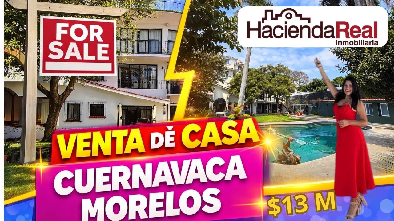 Hermosa CASA en CUERNAVACA Morelos, ideal para quien guste de la elegancia y comodidad.