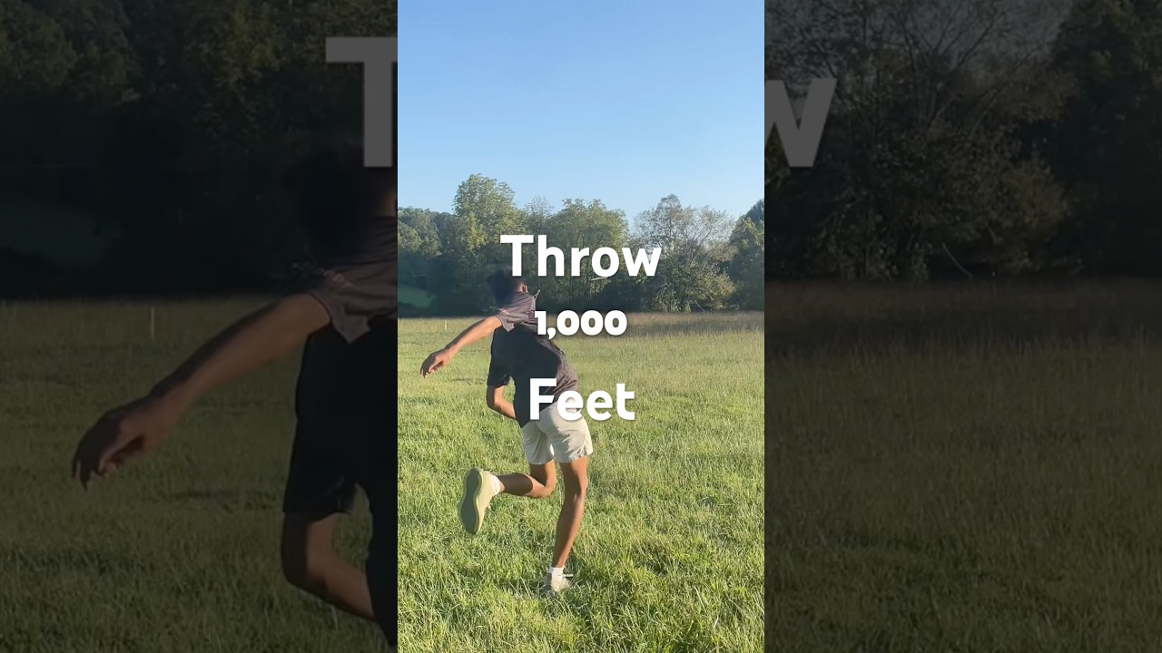 Throwing 1000 feet in disc golf!?