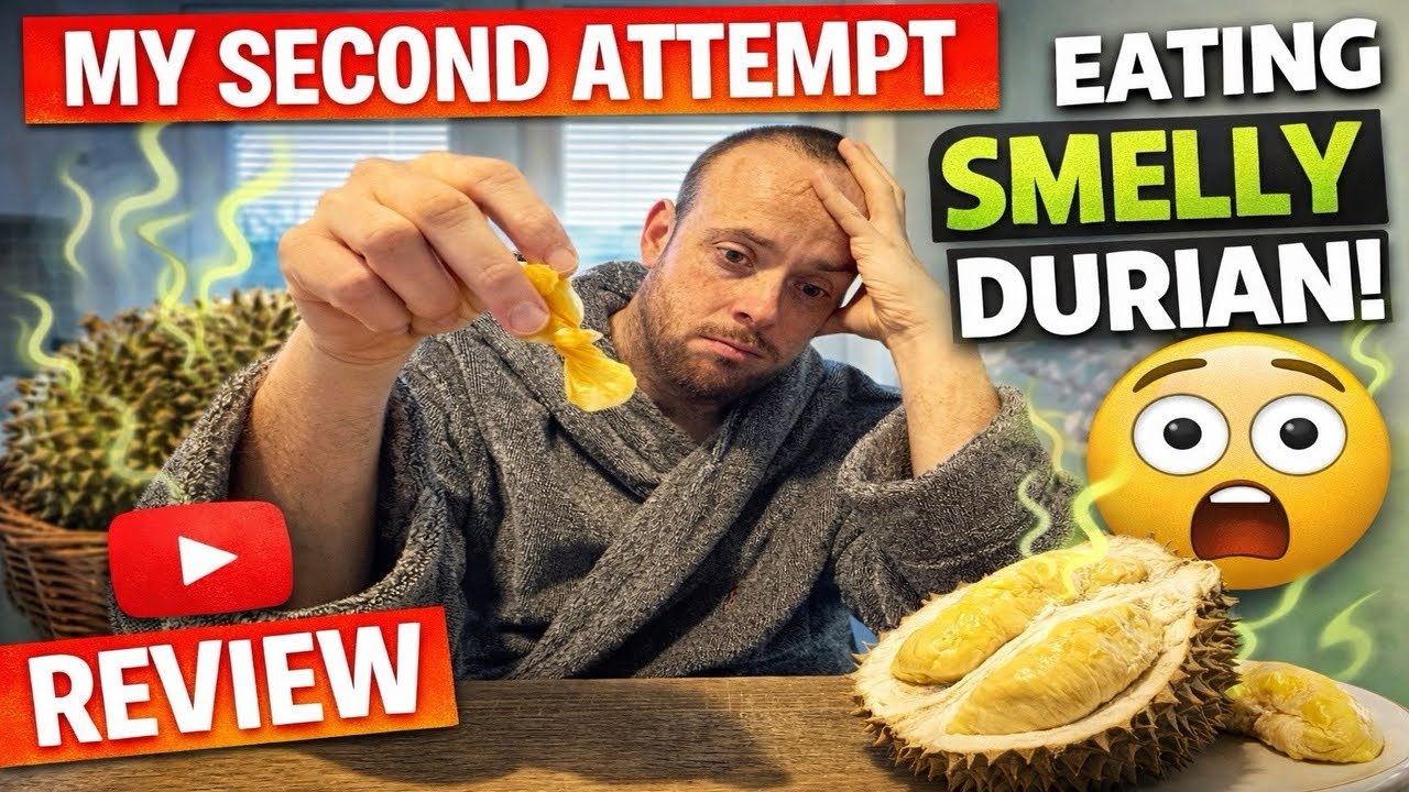 2nd Attempt at eating a Durian Sweet after failing the 1st time!! 
