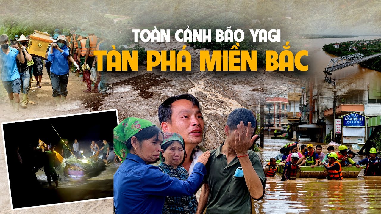 Nhìn lại cơn bão Yagi lịch sử: Những hậu quả khủng khiếp và đau lòng