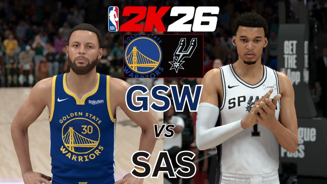 NBA 2K26: Golden State Warriors vs San Antonio Spurs | PS5 PRO GAMEPLAY [1080P60]