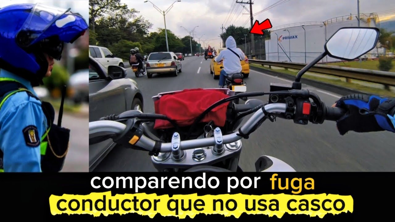 Comparendo con fuga 