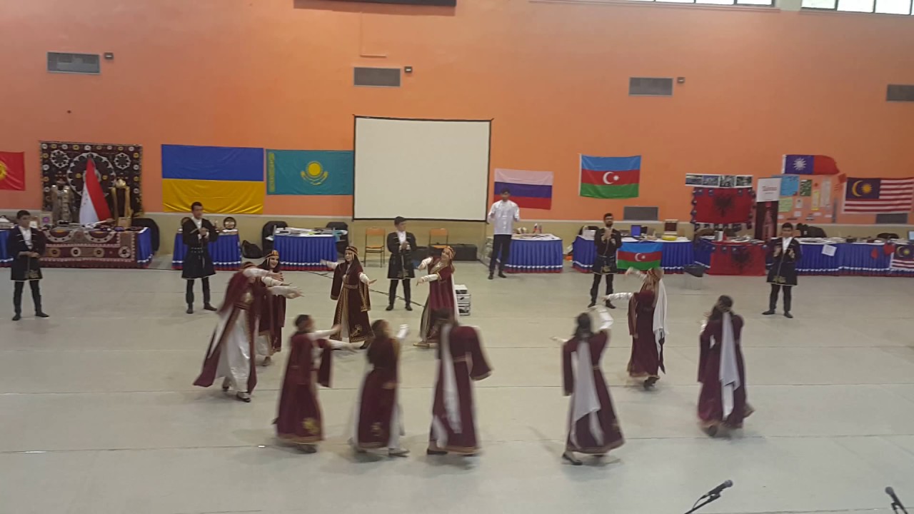 Azerbaijan students Traditional dance performance | Bilkent University | Bilkent International house