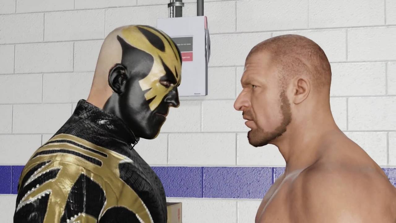 WWE 2K17 - Backstage Brawl - Triple H vs Goldust
