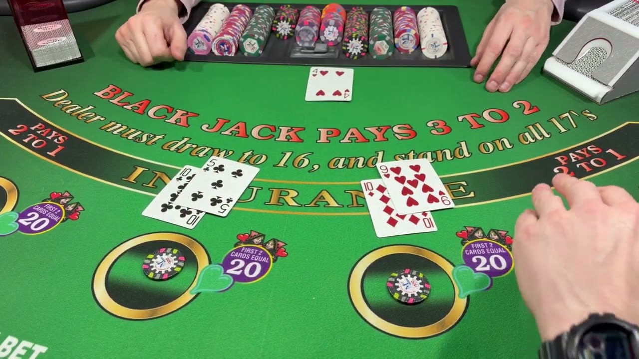 Блэкджек, вступительный взнос 5000 долларов 🤑💰💵🔥Как заработать 2000 долларов прибыли, сделав разд...