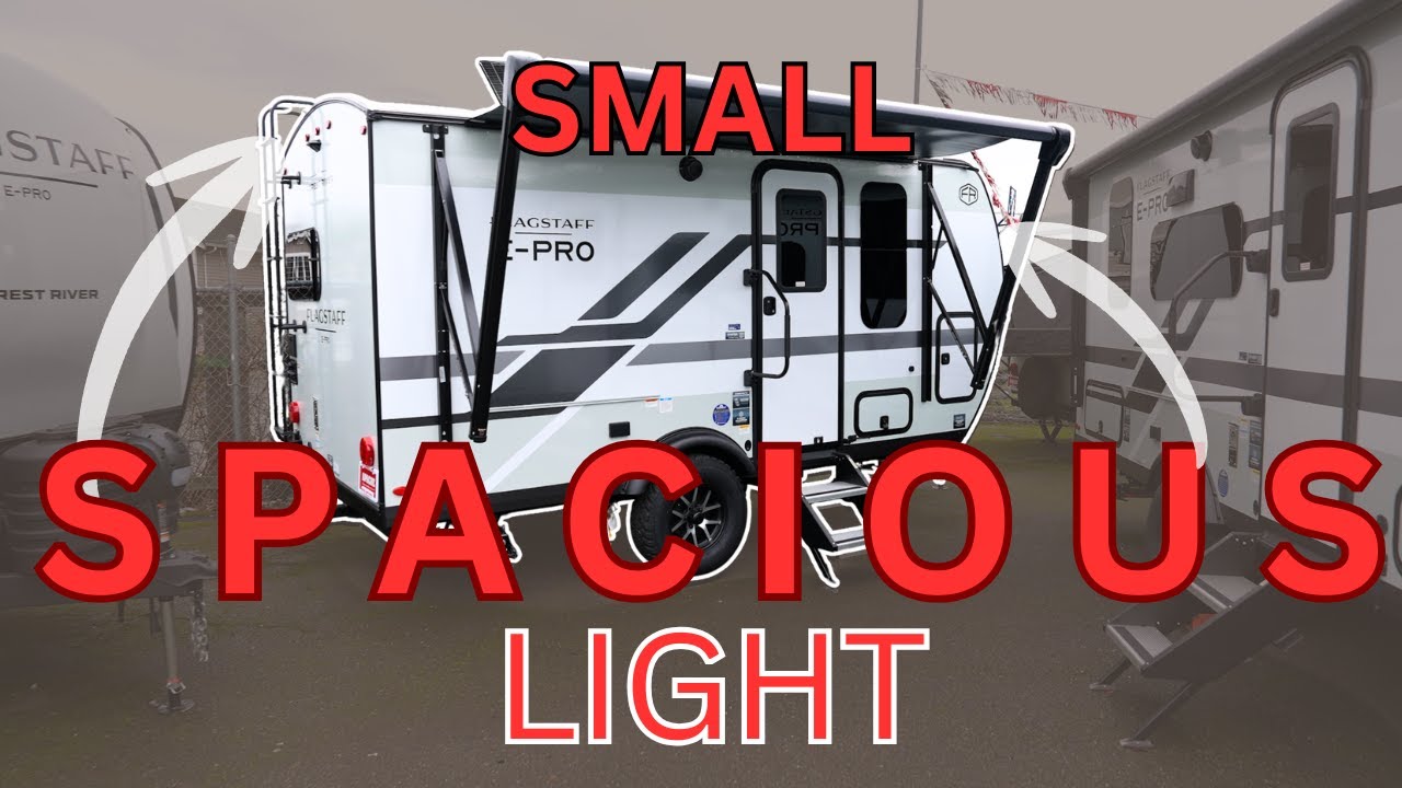 A Tiny Travel Trailer is done right - 2026 15FBS E-Pro