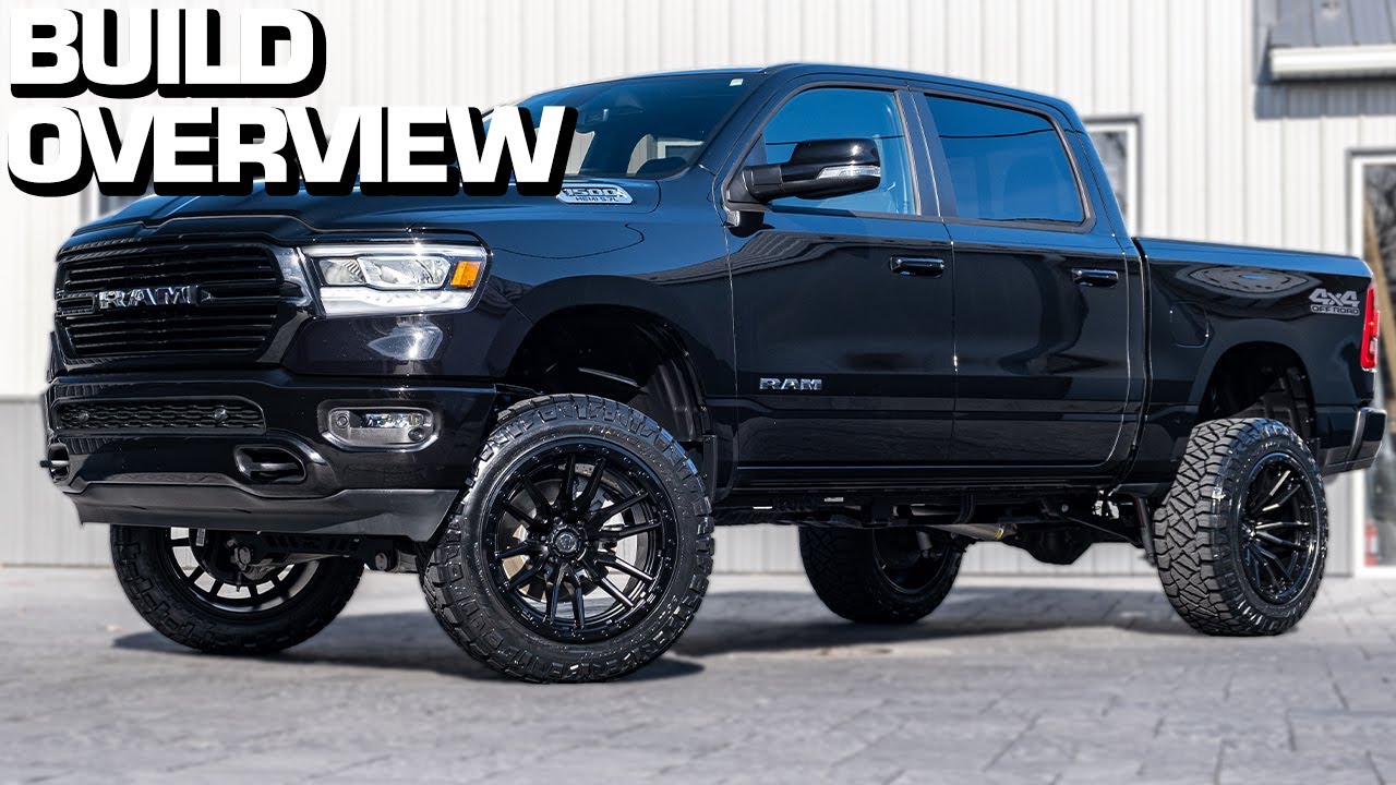 BUILD OVERVIEW: Lifted 2020 Ram 1500 | 6 Inch Rough Country Lift | 22x12 Fuel Rebel Wheels