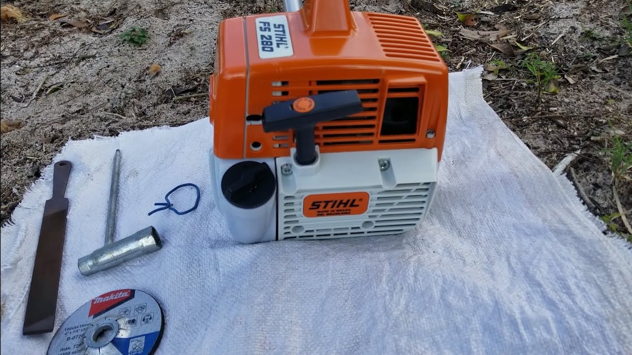 STIHL FS280 Sharpening Brush cutter Blade.