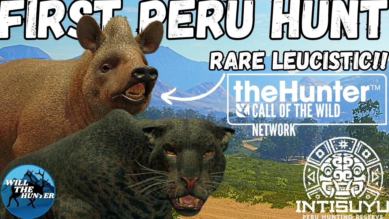 РЕДЧАЙШИЙ лейкистический тапир на нашей ПЕРВОЙ охоте в Перу?!! TheHunter Call Of The Wild (РАННИЙ...