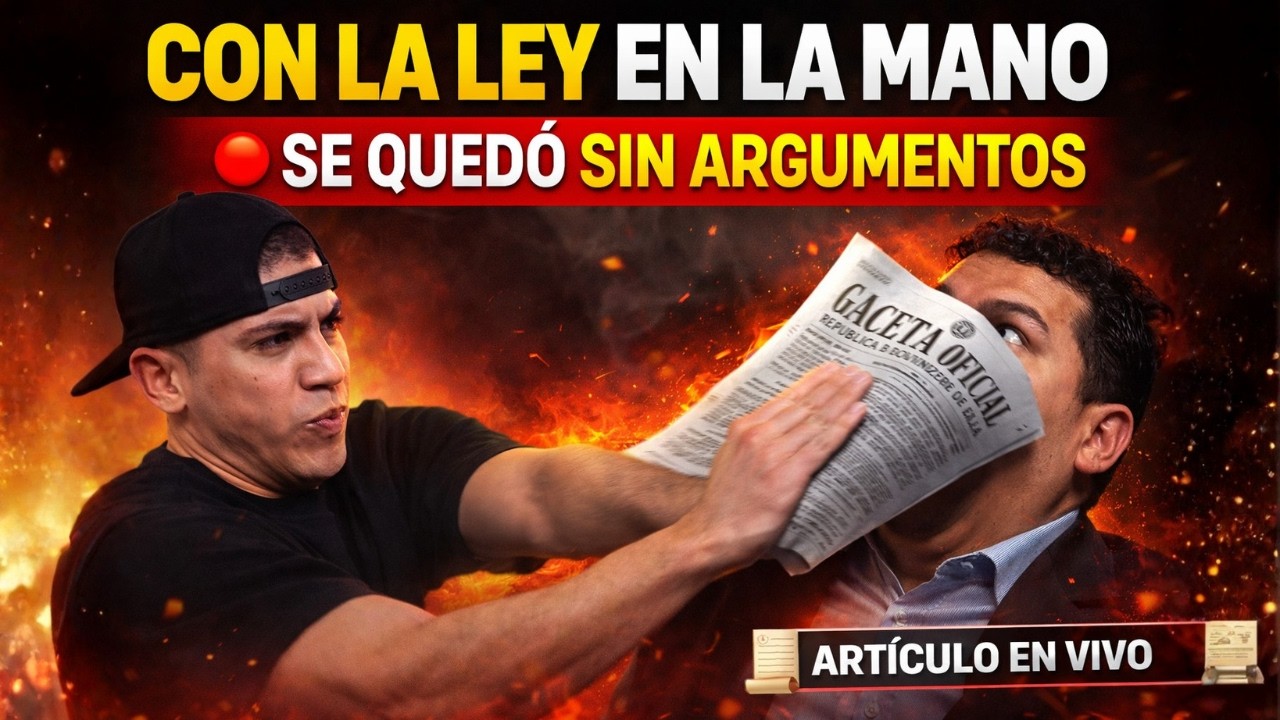 CON LA LEY EN LA MANO: Kilómetro deja sin argumentos a un chavista