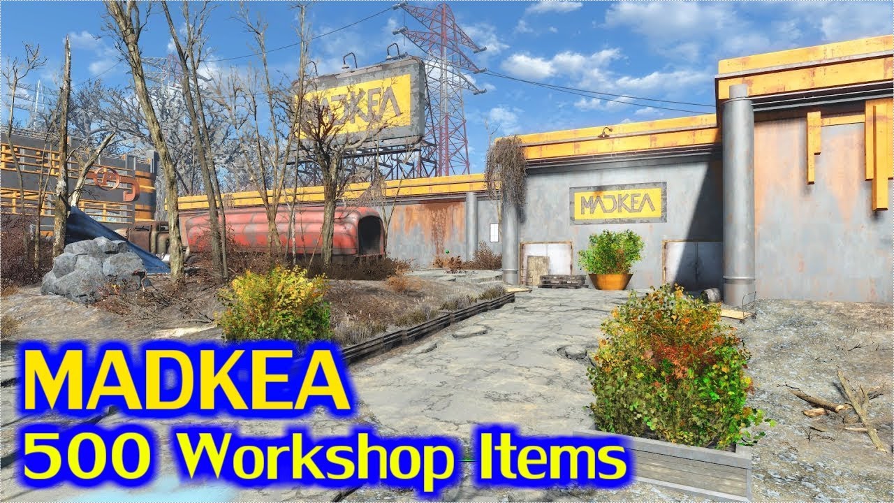 [PS4版fallout4]フォールアウト4　Mod　MadKea - 500 Workshop Items
