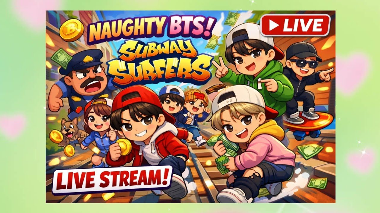🔥 “BTS CAUGHT CHEATING in Subway Surfers?! 😱 LIVE!” PT 2