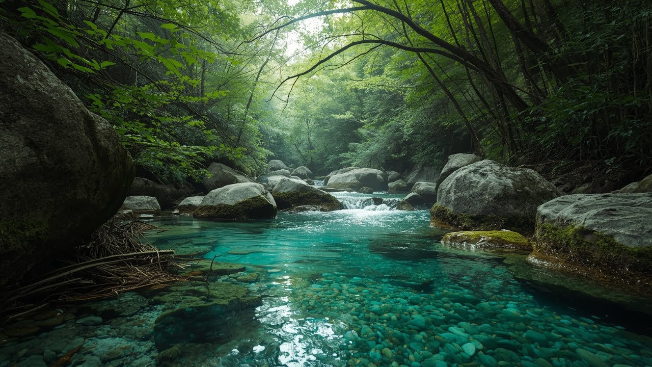 Water Sounds for Sleep or Focus | 10 Hours of Soothing Flowing Water Sounds