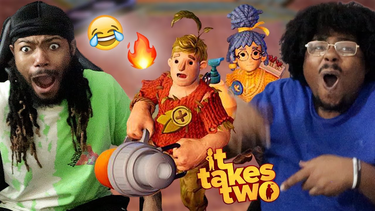 HOW IS THIS GAME THIS FUN?! First Time Playing IT TAKES TWO