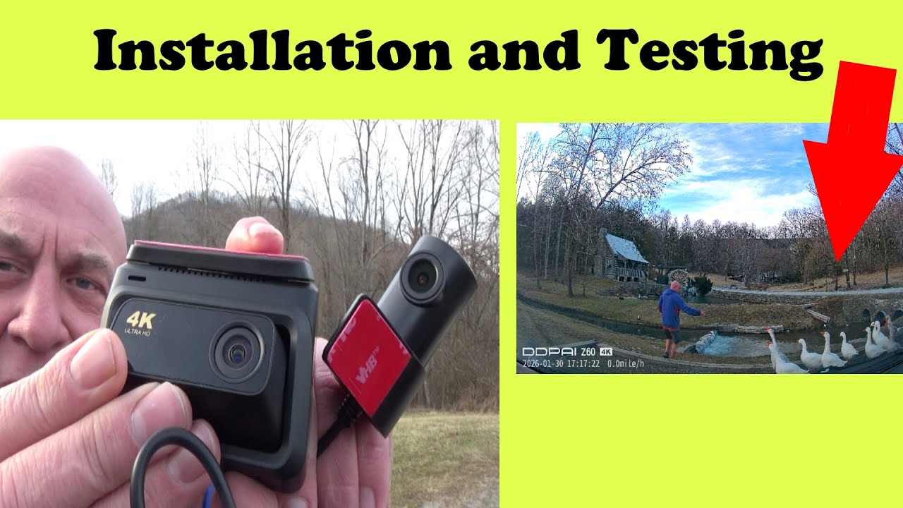 Best Budget 4K Dash Camera? DDPAI Z60 Dashcam (Review/Test/Instructions) Easy To Use? Video Quality?