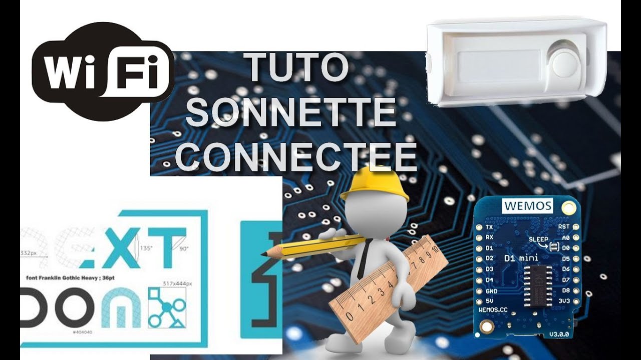 réaliser une sonnette connectée  pour 6€ sous nextdom ou jeedom