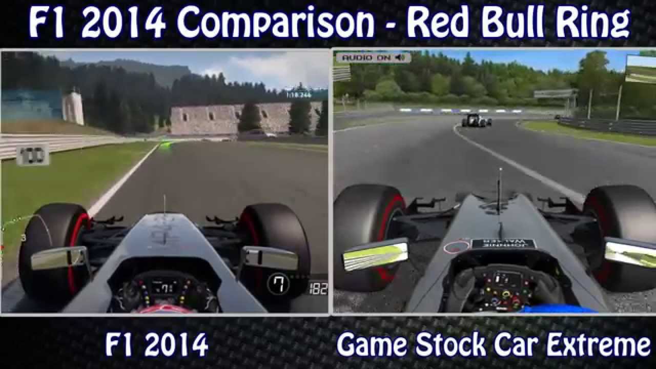 F1 2014 vs Game Stock Car Extreme - 2 Lap Race - Red Bull Ring