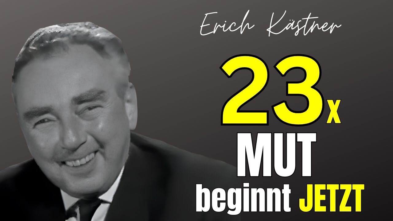 ERICH KÄSTNER bis heute Millionen inspiriert und aktueller sind als je zuvor