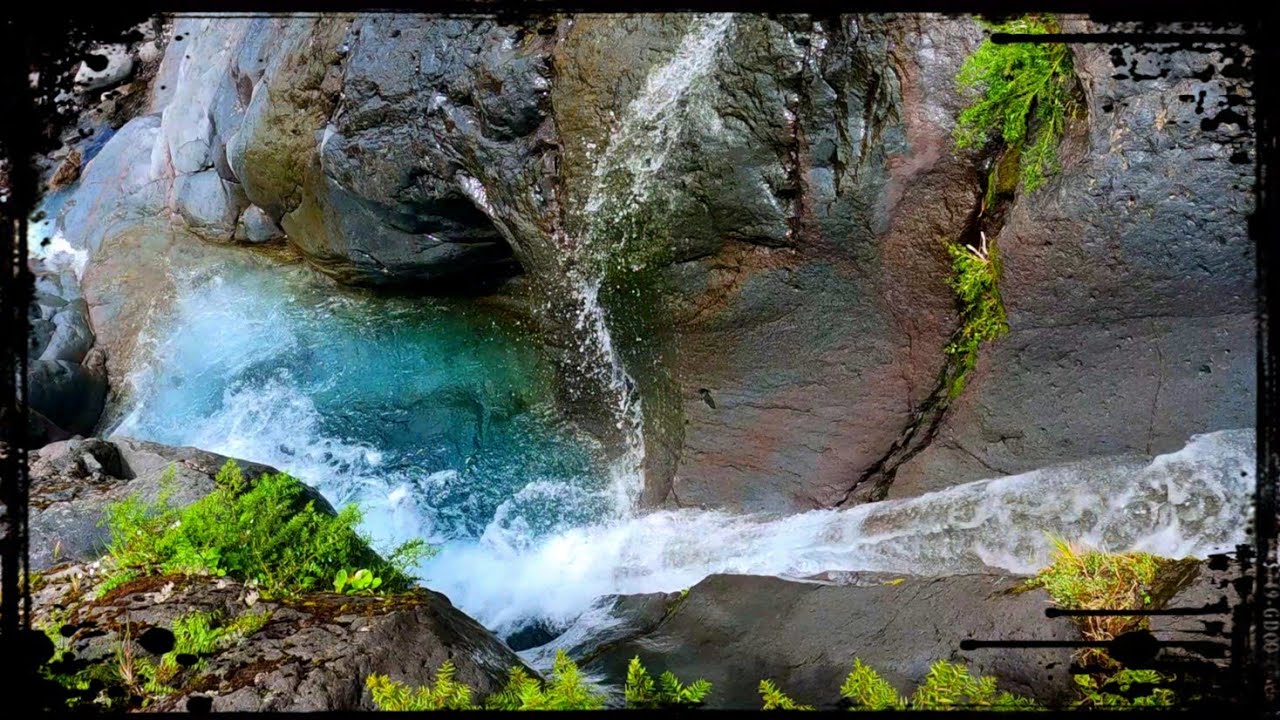 New Zealand's VOLCANIC Natural Water Slide of Taranaki 🇳🇿 Wilkies Pools