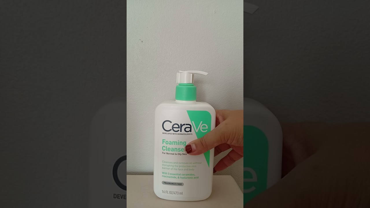 Cerave foaming cleanser 