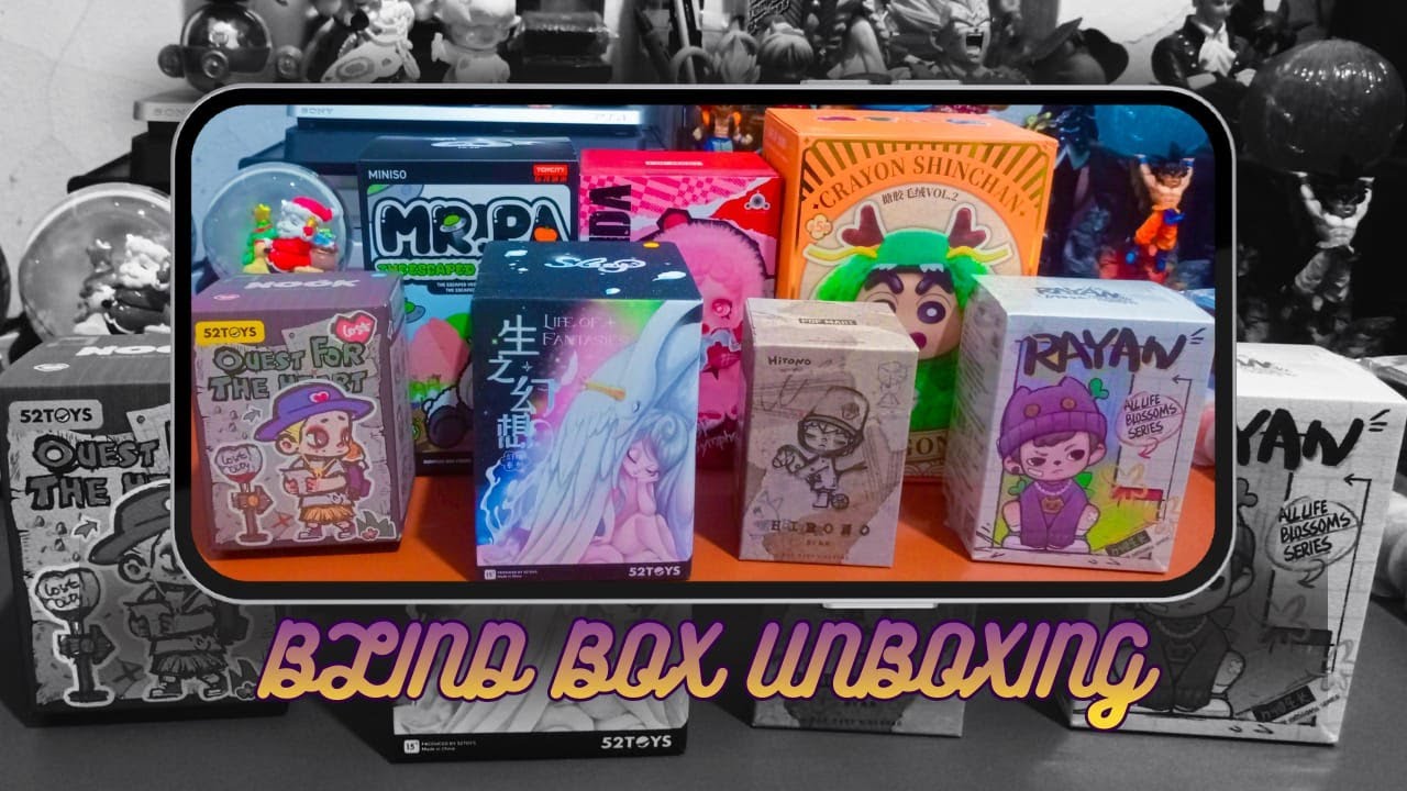 RANDOM BLIND BOX UNBOXING | POP MART Skullpanda, MINISO Sanrio, 52TOYS, TNT Space, and more