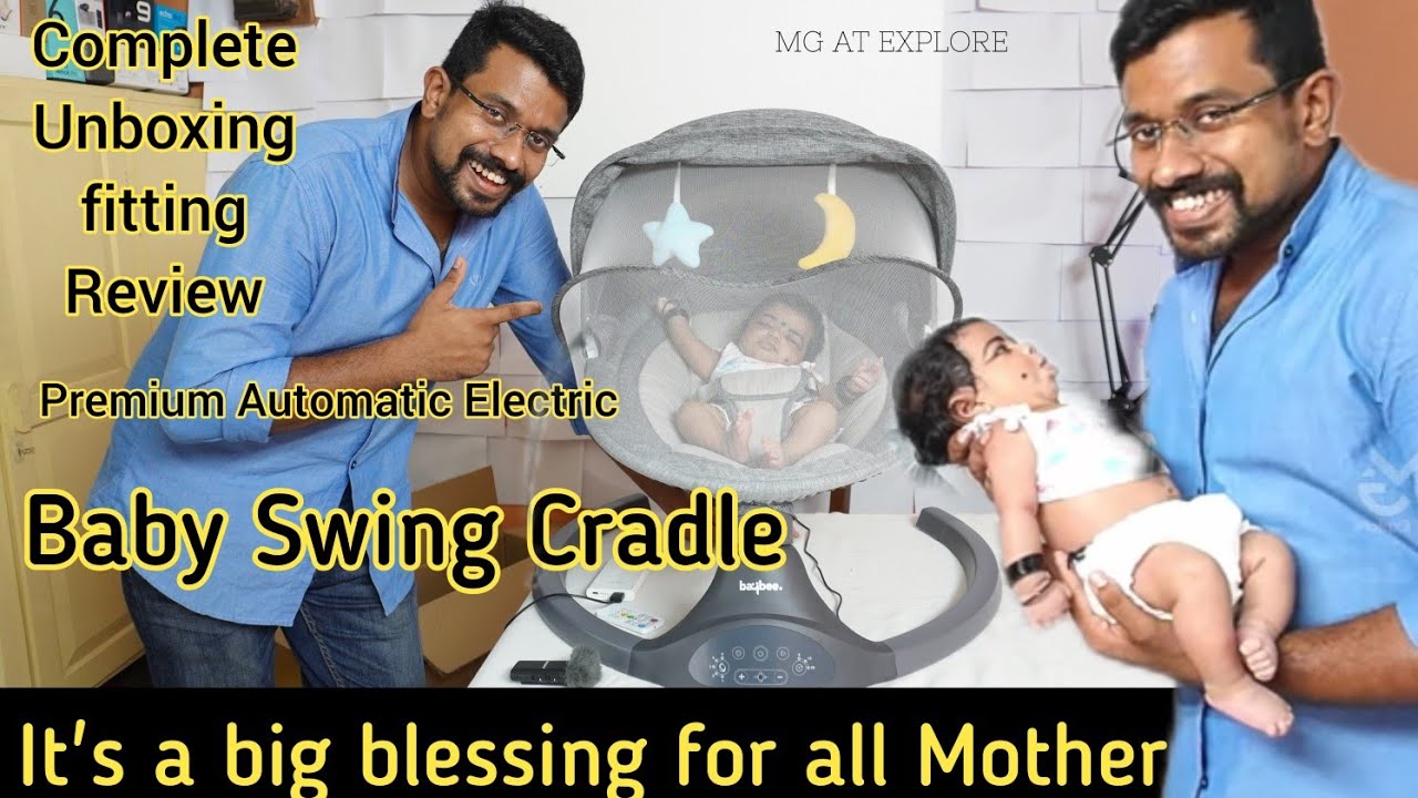 Baby Swing Cradle | Premium Automatic Electric | Raganjana🥰 |Best for all Mother's | Thottil |