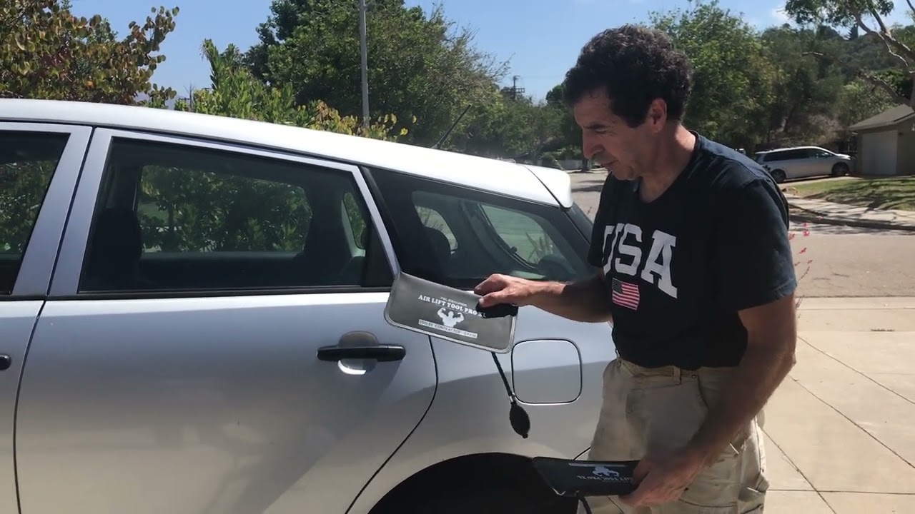 Force Open a Stuck car door to get Access to Repair