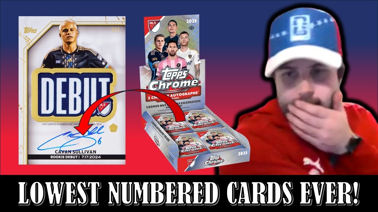 ДВЕ НАШИ КАРТОЧКИ С САМЫМИ НИЗКИМИ НОМЕРАМИ! ОТКРЫТИЕ НАБОРА TOPPS 2025 MLS CHROME! #MLS #Topps #...